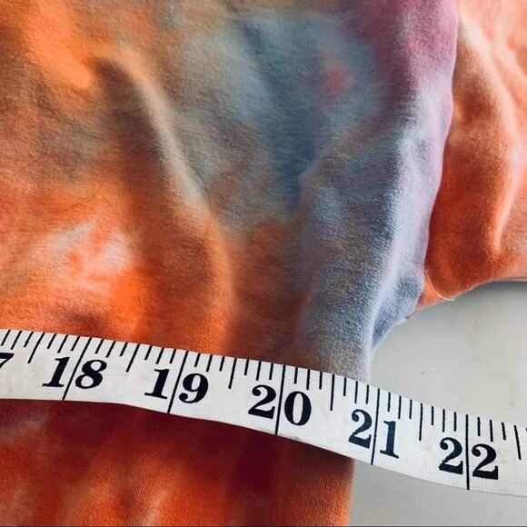 BLANKNYC Rainbow Sweet Spot tie dye hooded sweatshirt size Medium - Picture 5 of 9